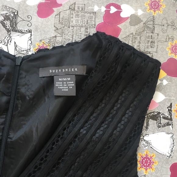 Black Lace Dress - Picture 3 of 4